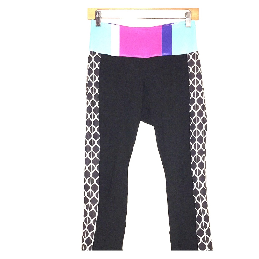 SOAS color block waistline side swirl yoga